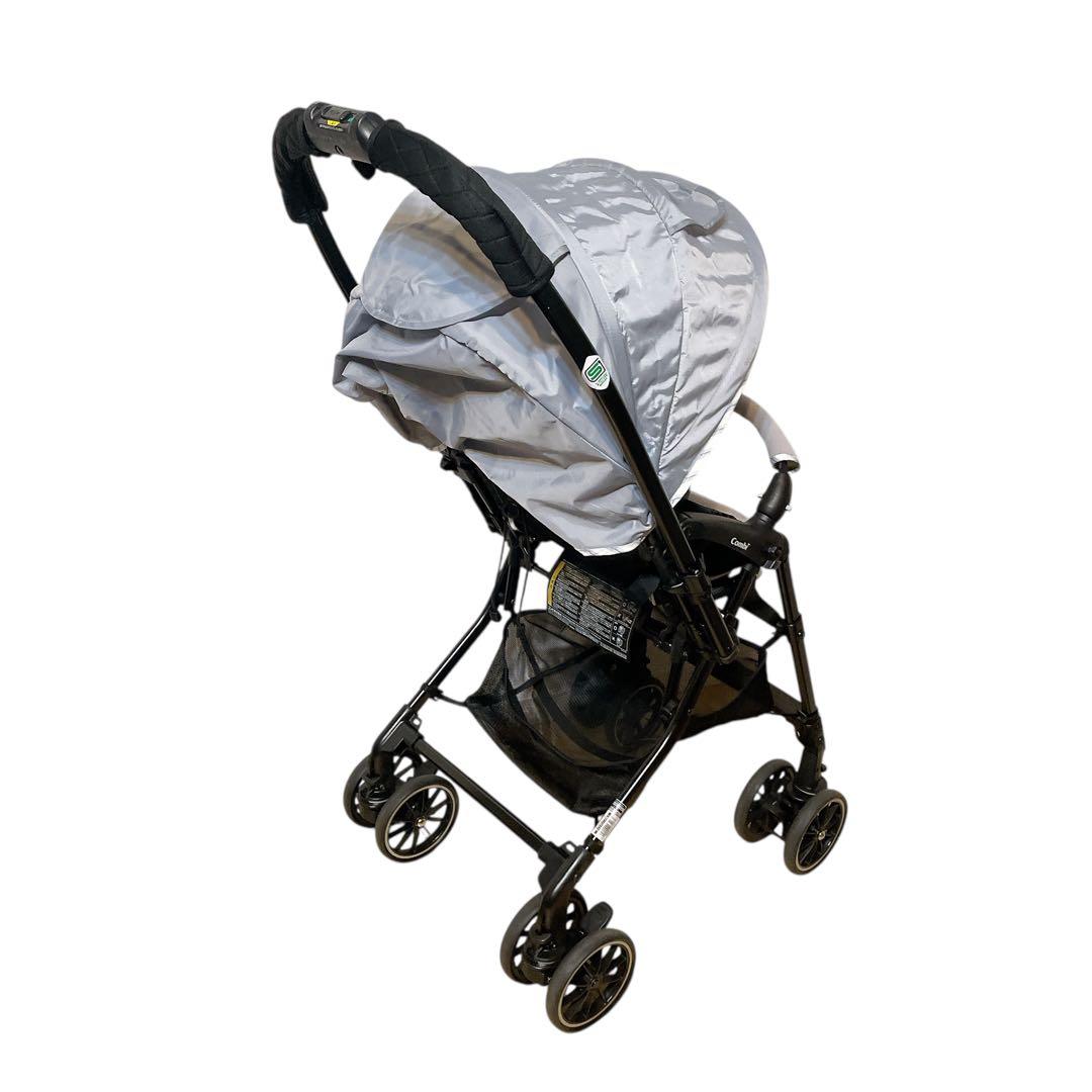 コンビ　スゴカル　4キャスエアー　エッグショックHK ライトグレー　最軽量　美品