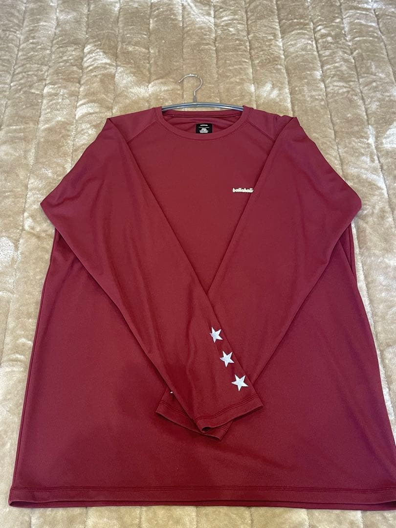 ballaholic バーガンディ 長袖Tシャツ XL