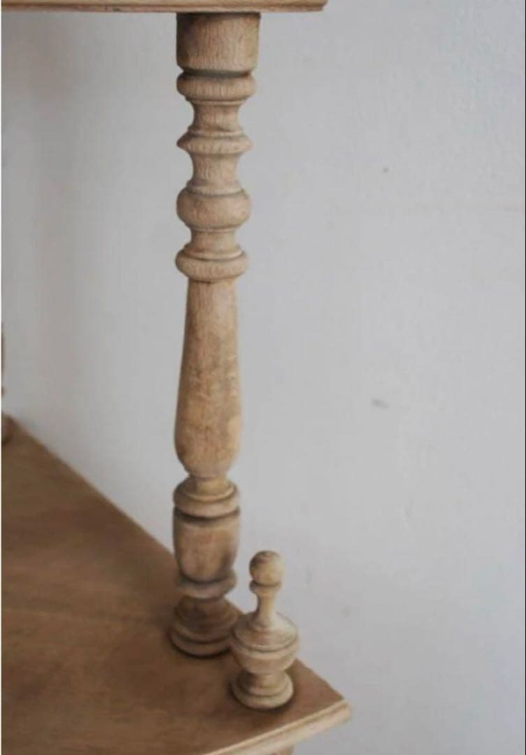 木製コーナーラック 4段 ナチュラル