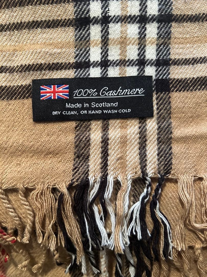 ジョシュアエリス JoshuaEIIis カシミアマフラー　ブラック