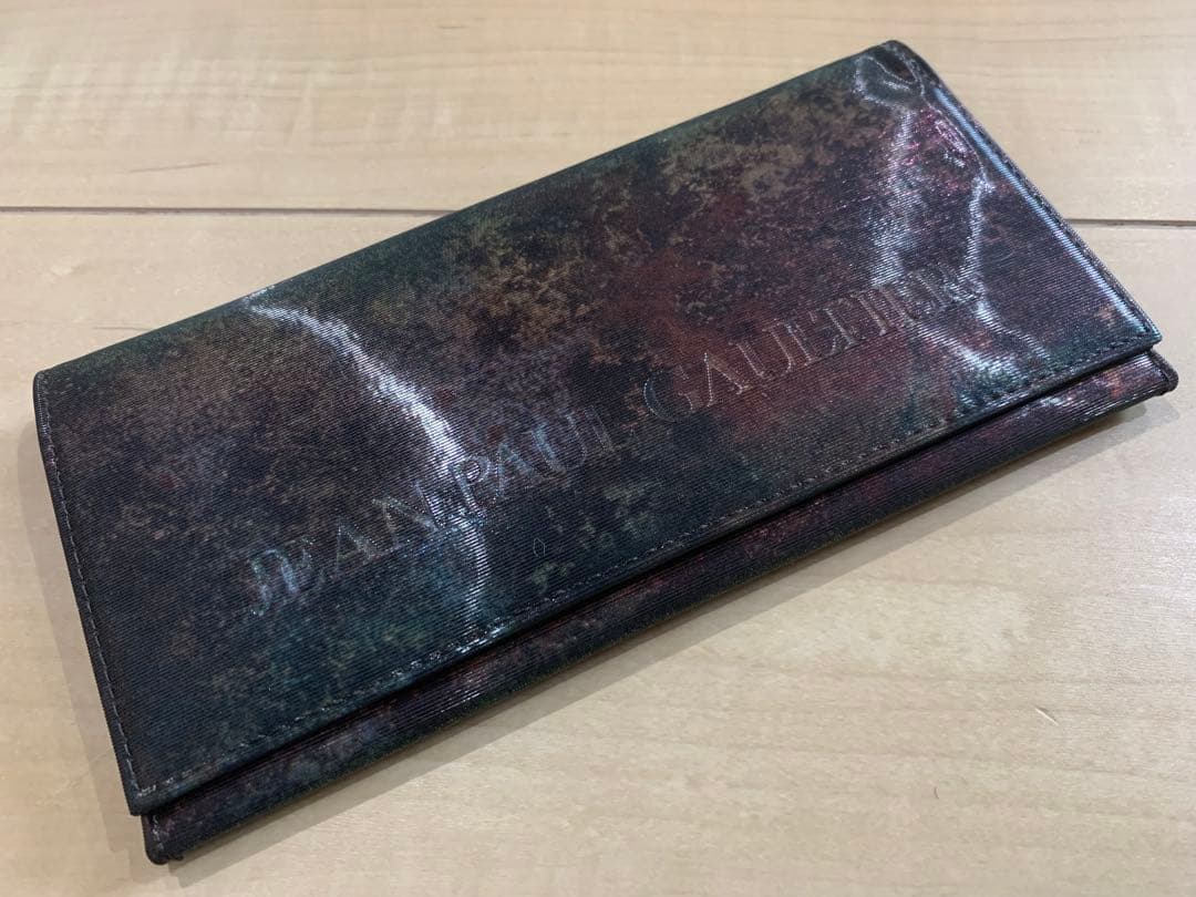 ジャンポールゴルチェ 長財布 総柄 Vサイバー　GAULTIER 革