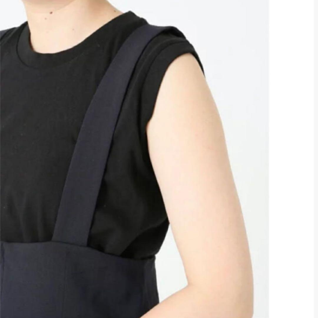 Spick & Span 梳毛ライクサロペット ネイビー size38 新品