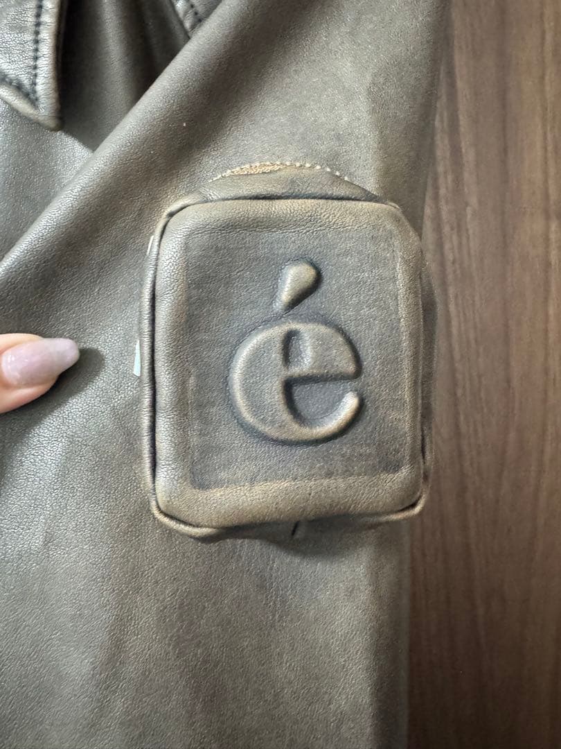 【美品】 épine leather jacket レザー ジャケット アウター