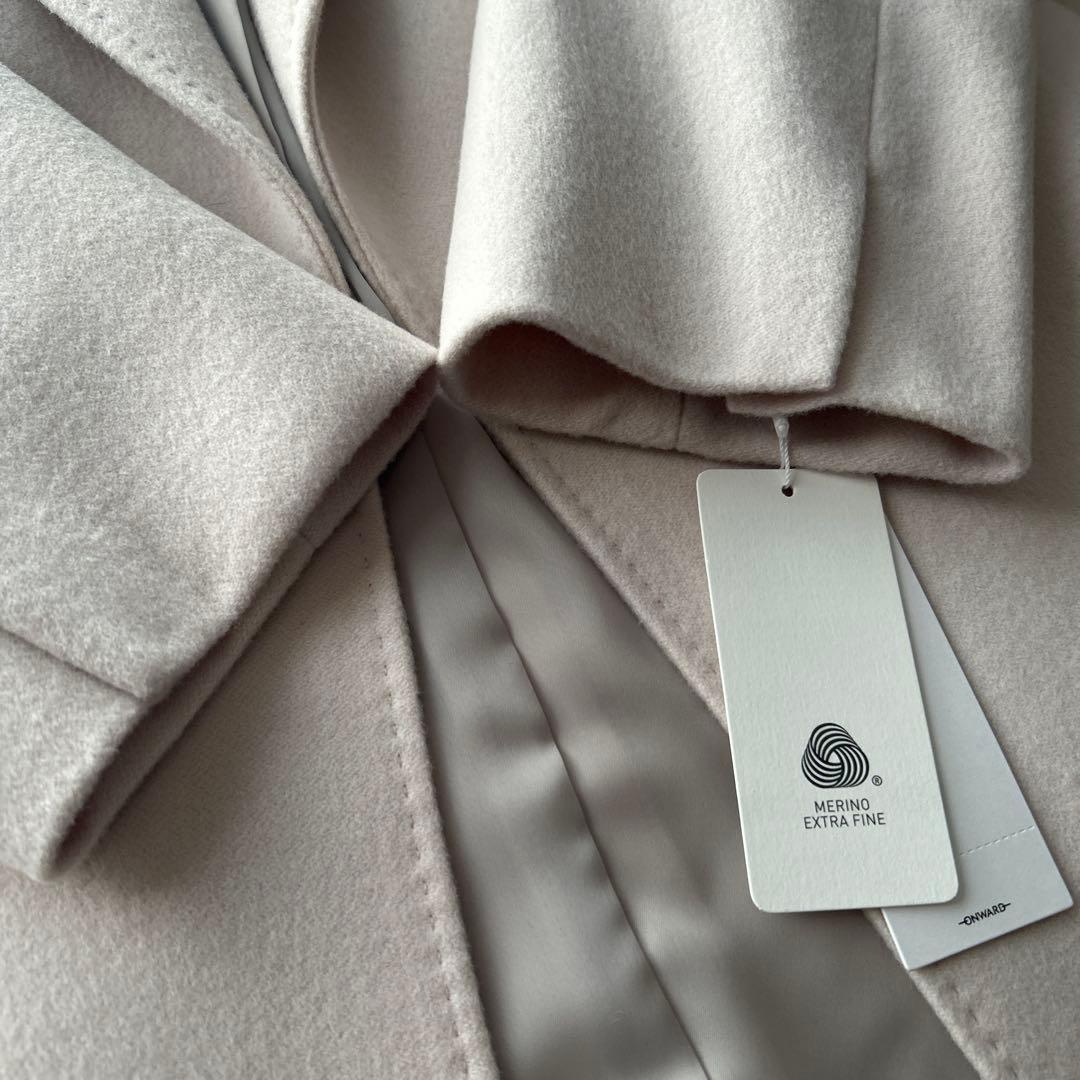 【新品未使用】23区　ウールカシミア ビーバーチェスターコート　36