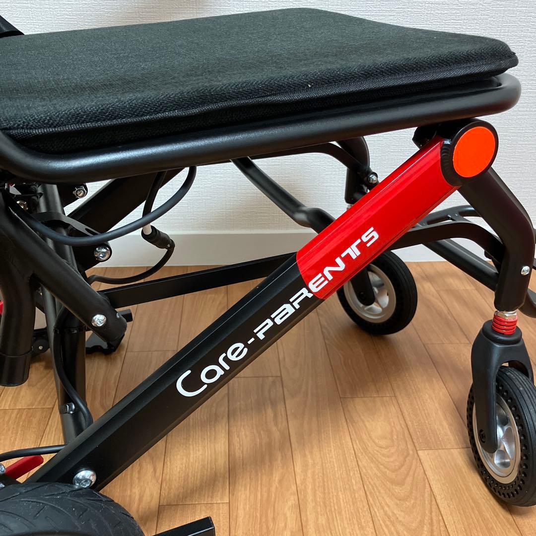 美品：Care-Parents 電動車椅子 軽量16.25kg(CP-0020)