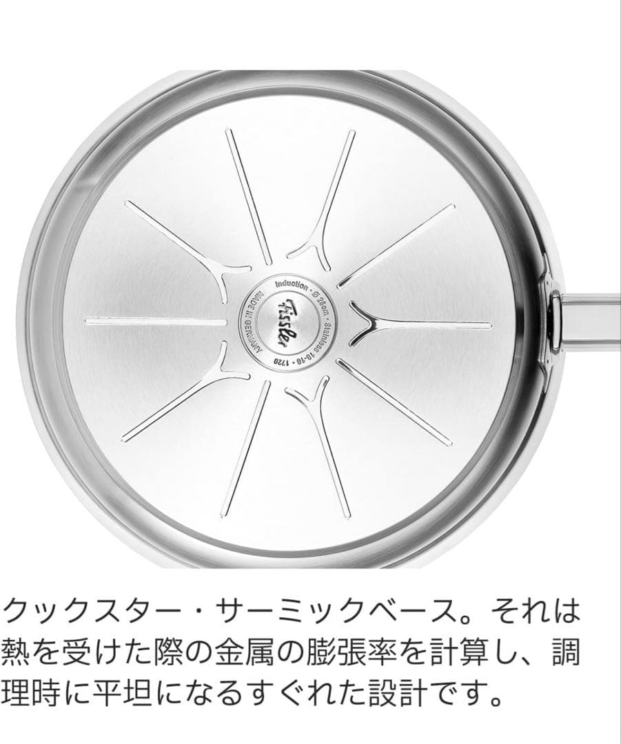 ガラス蓋セット【新品未使用】フィスラープロフィコレクション フライパン 28cm