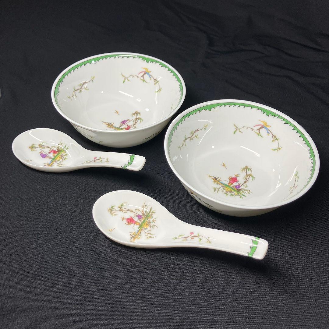 レイノー シキオン レンゲ 2 ボウル 2 № 5 № 6 美品 レア 未使用