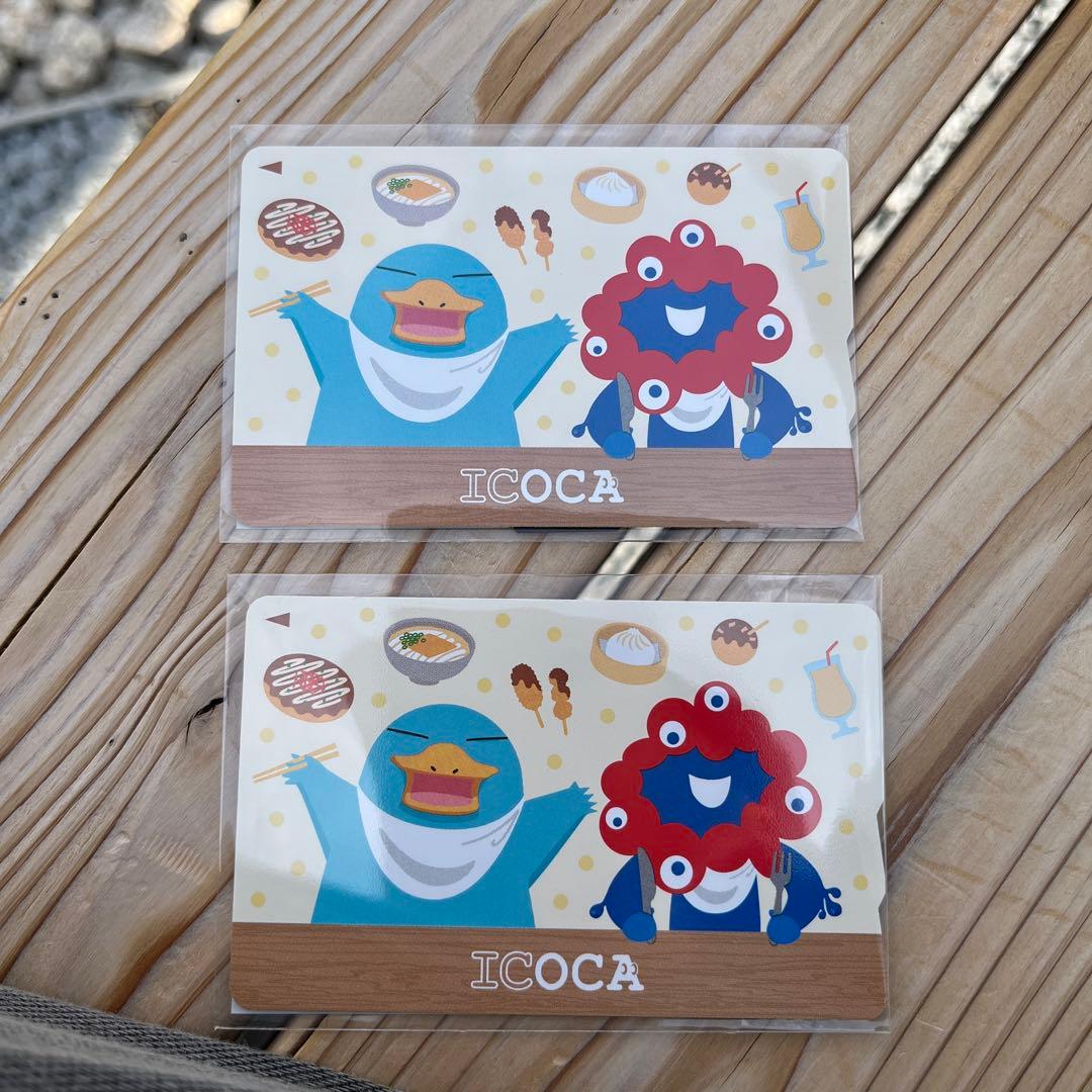 万博記念ICOCAイコカ 大阪万博 関西万博 ミャクミャク イコちゃん　2枚
