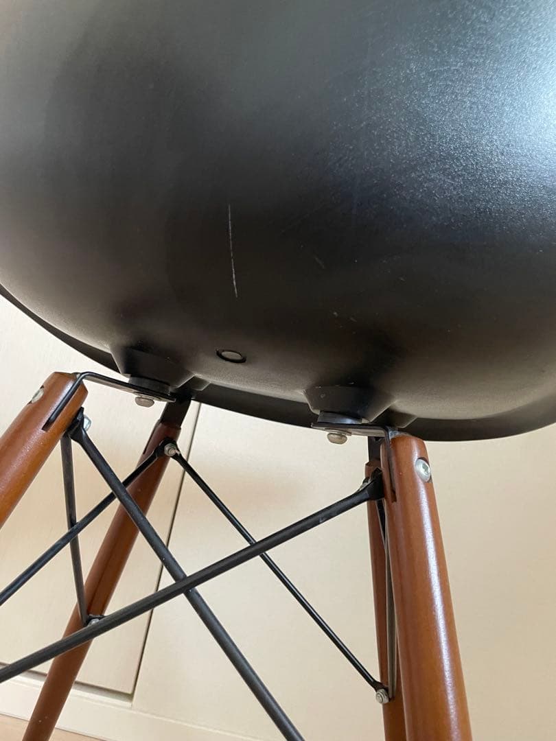 ダイニングチェア（1脚）｜天然木脚 イームズ風 北欧 ※2脚セット・別出品あり