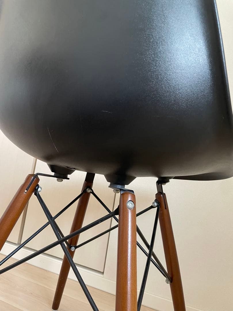 ダイニングチェア（1脚）｜天然木脚 イームズ風 北欧 ※2脚セット・別出品あり