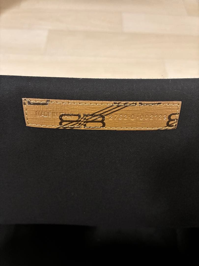 【メル29609】BALENCIAGA ロゴプリント トートバッグ