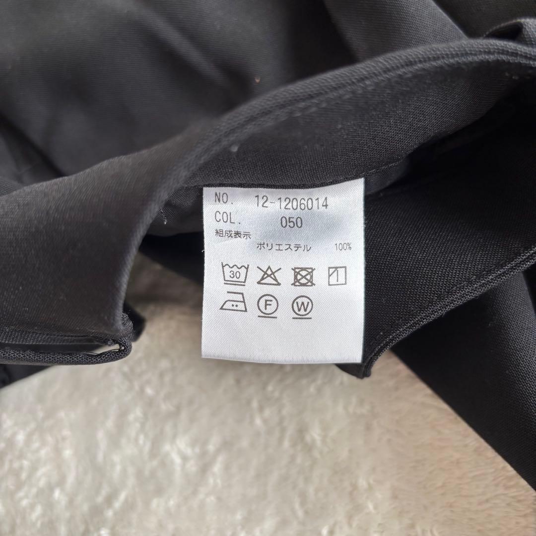 ✨️美品 PLST プラステ パンツスーツ セットアップ ノーカラー ブラック