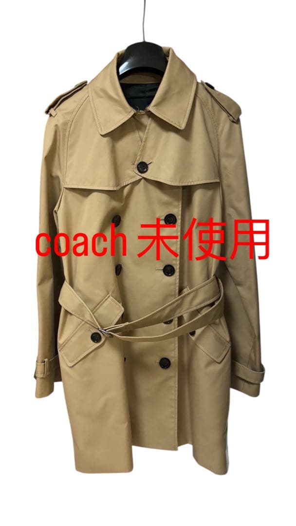 【未使用】コーチcoach 　レディーストレンチコートMサイズ