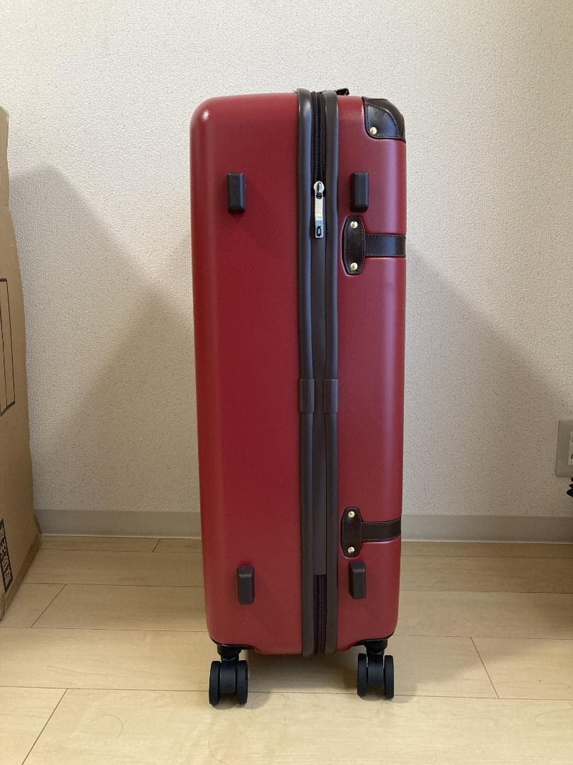新品未使用タグつき　ACE サークルZ スーツケース　赤　Lサイズ