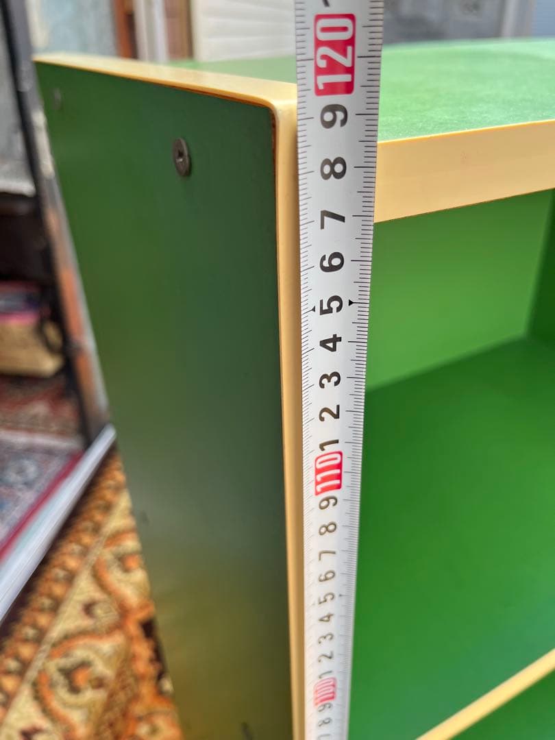 棚 レトロポップ ラック インテリア 昭和レトロ 当時物 インテリア 緑グリーン