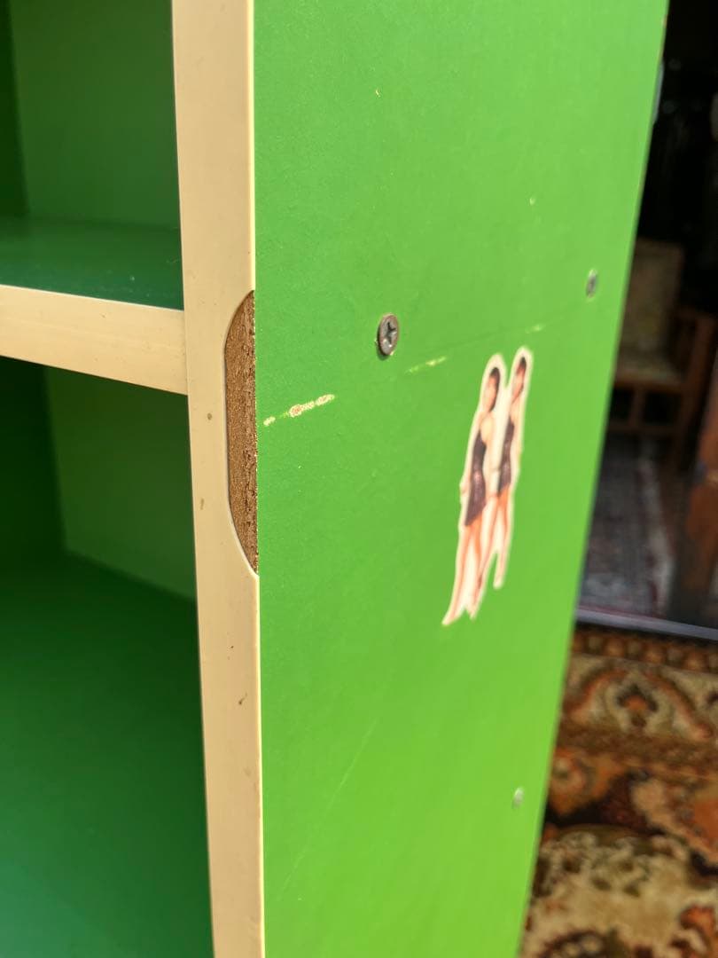 棚 レトロポップ ラック インテリア 昭和レトロ 当時物 インテリア 緑グリーン