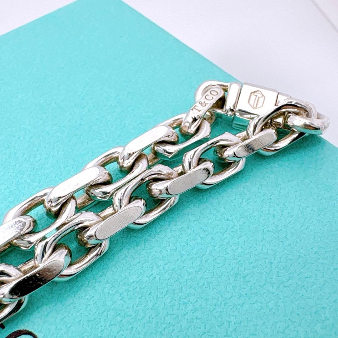 美品 付属品付 ティファニー メイカーズ ナロー コンビ シルバー k18