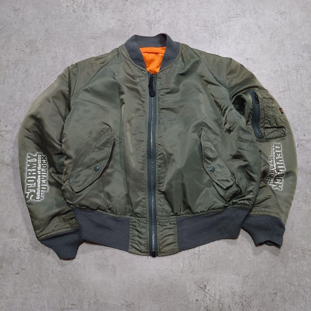 90s DEVILOCK STORMY MA-1 USA製 ALPHA社 L