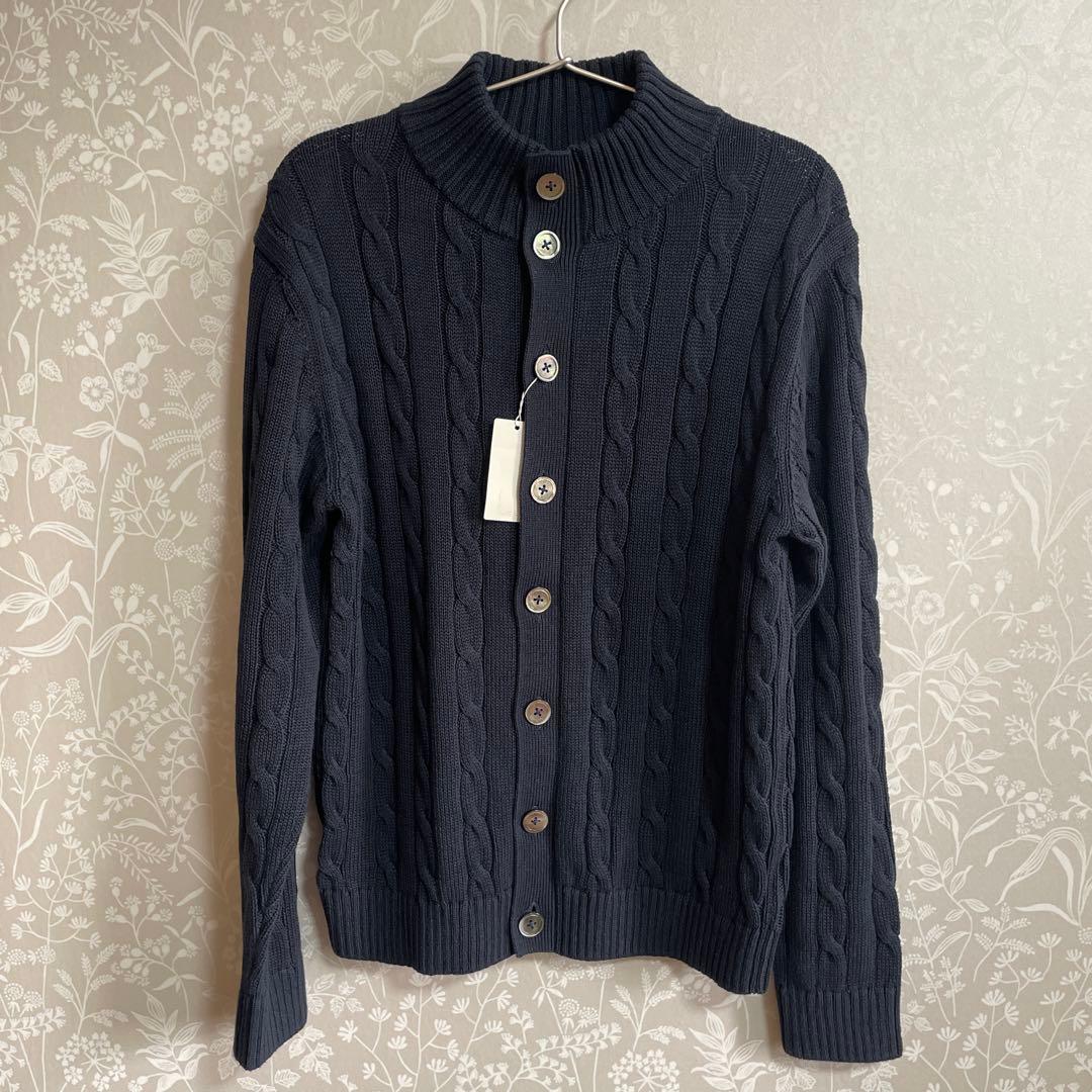 Maker’s Shirt 鎌倉　メンズカーディガン　ネイビー　L 最終お値下げ