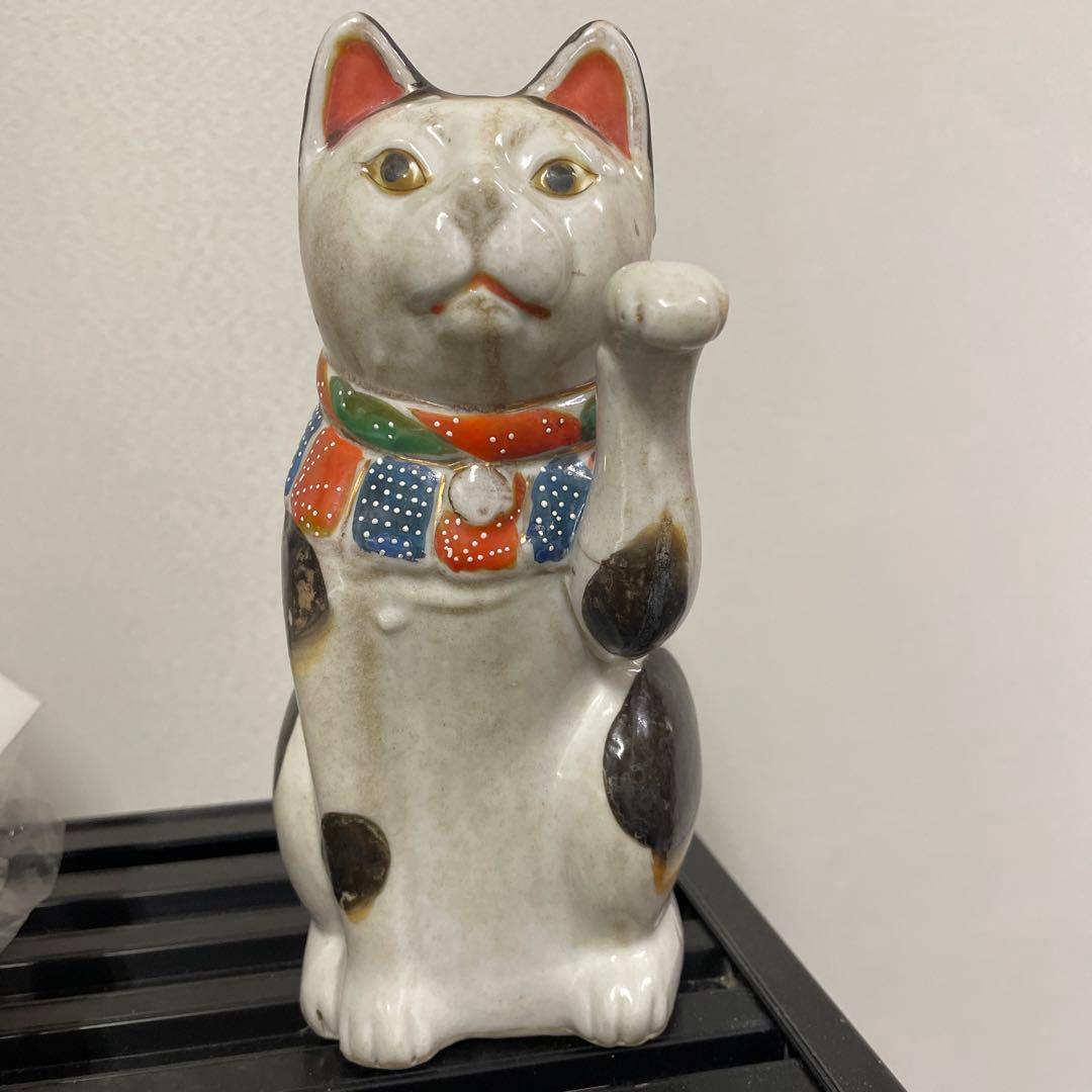 招き猫#招福#古瀬戸#アンティーク