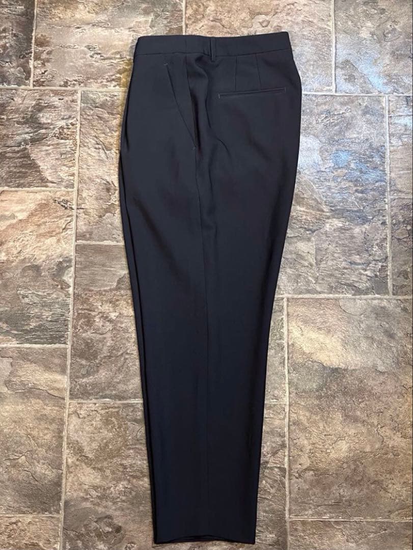 【極美品】大きいサイズ 23区パンツスーツ48/46上下セットアップ4L/3L紺