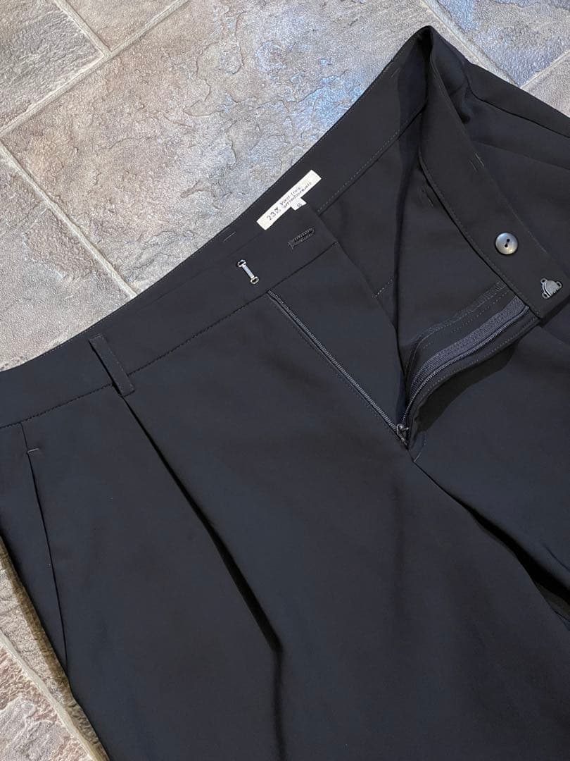 【極美品】大きいサイズ 23区パンツスーツ48/46上下セットアップ4L/3L紺