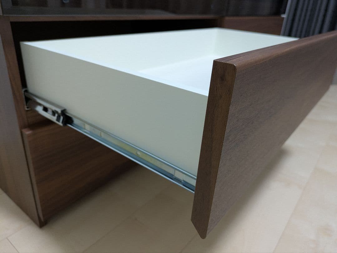 美品 pamouna パモウナ 木製 テレビボード リビングボード ウォルナット