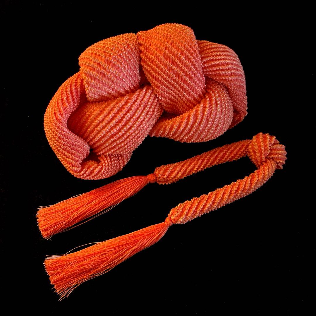 勝山髪飾り 七五三 7歳 (ピンク×赤×水色)