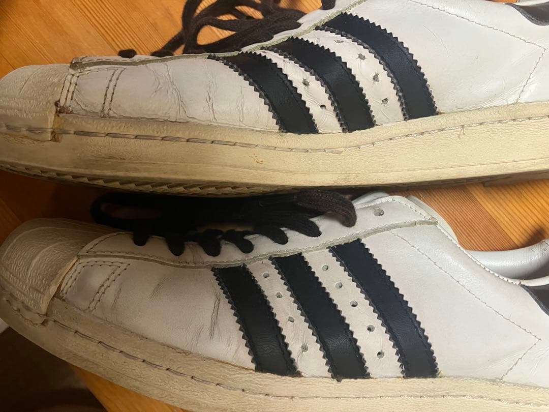 箱付き）スーパースター フランス製 オリジナル　adidas superstar