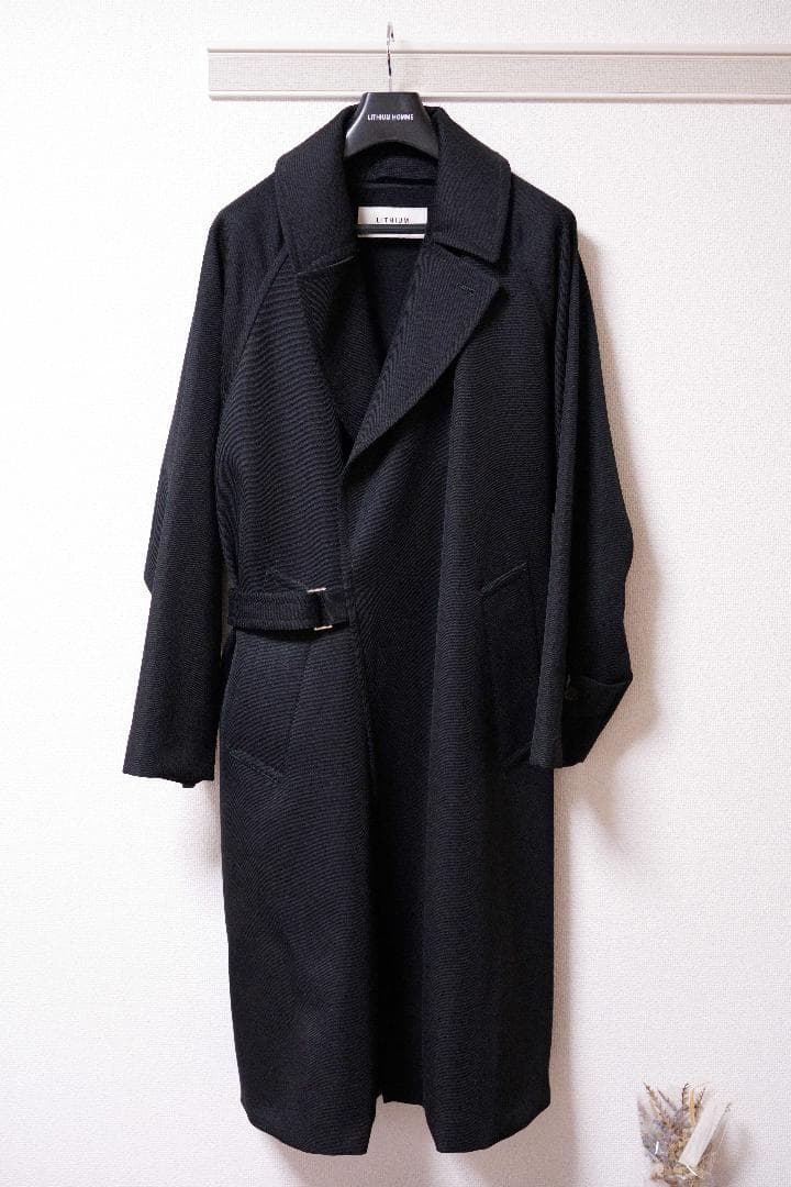 WOOL GABARDINE TIELOCKEN COAT　タイロッケンコート