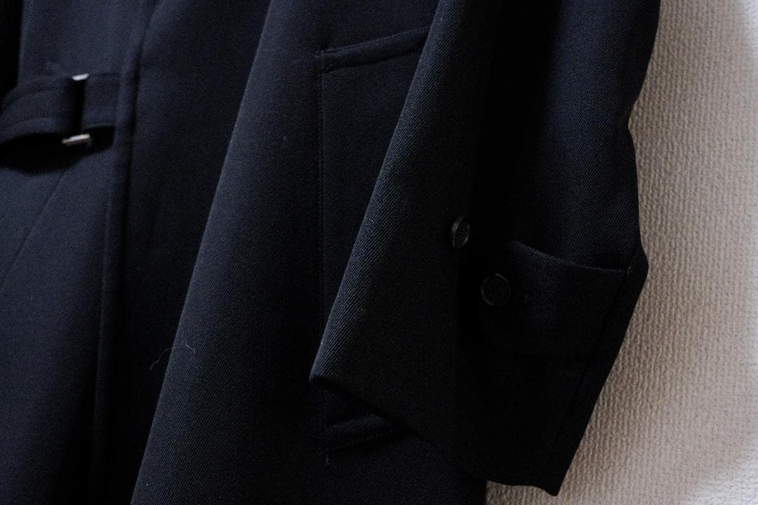 WOOL GABARDINE TIELOCKEN COAT　タイロッケンコート