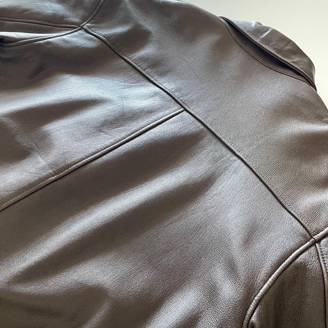 名作 80's L.L.Bean A-2 Leather Jacket L