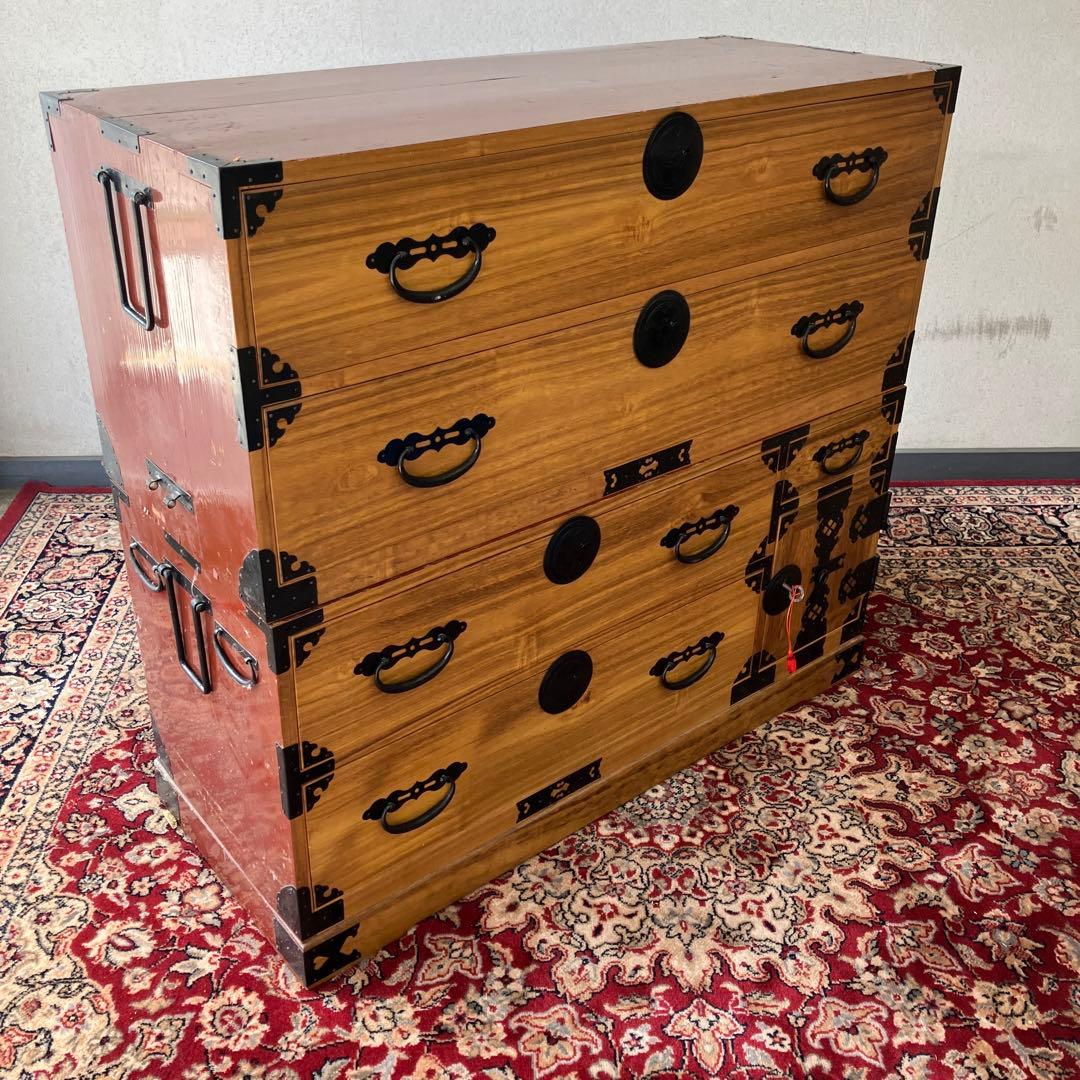 昭和レトロ 仙台箪笥 7杯 引き出し和箪笥 古家具 ビンテージ ヴィンテージ