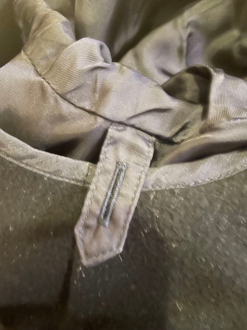 【ボーダーズアットバルコニー】フリル付きロングコート