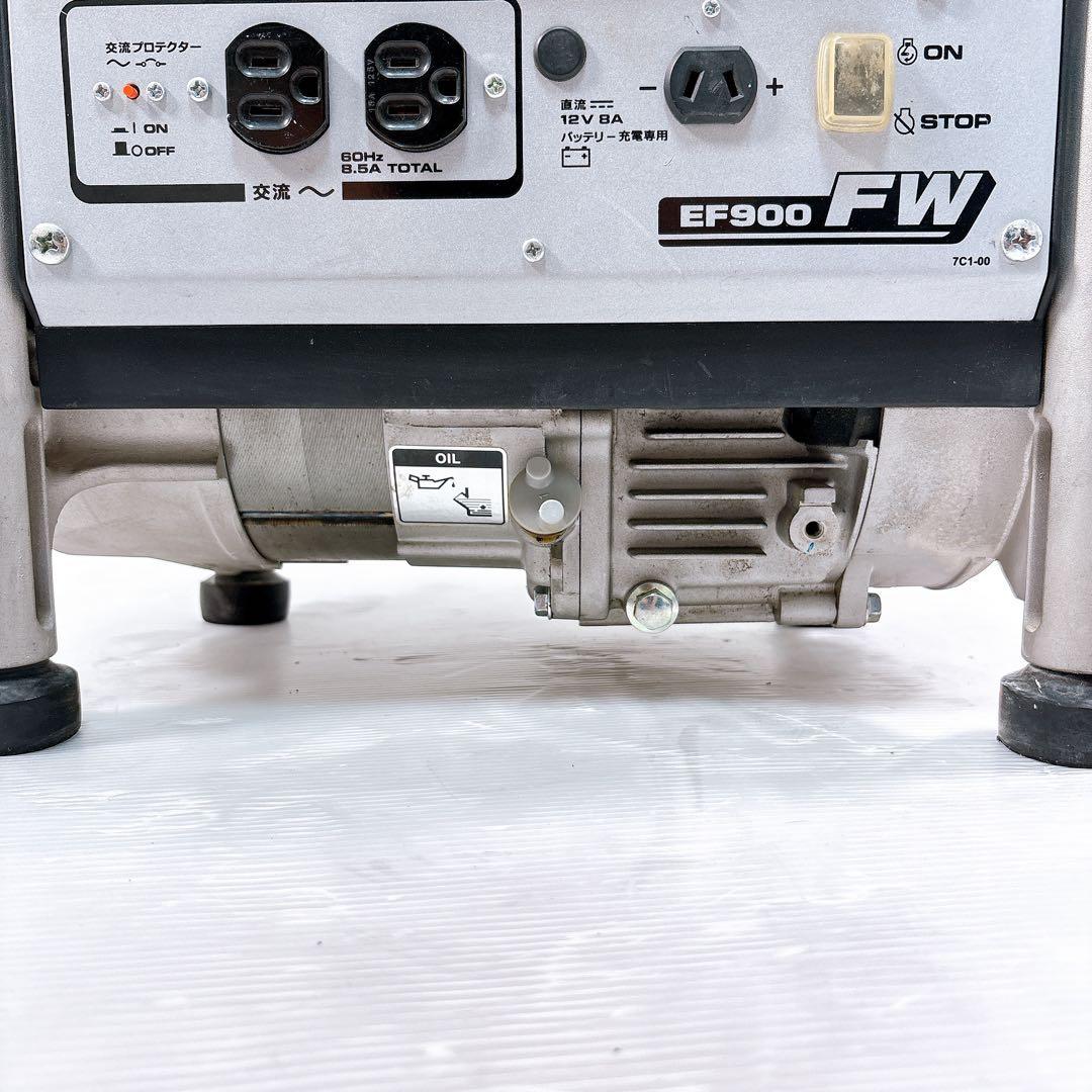 【美品】YAMAHA ヤマハ 発電機 EF900FW 60Hz ポータブル発電機