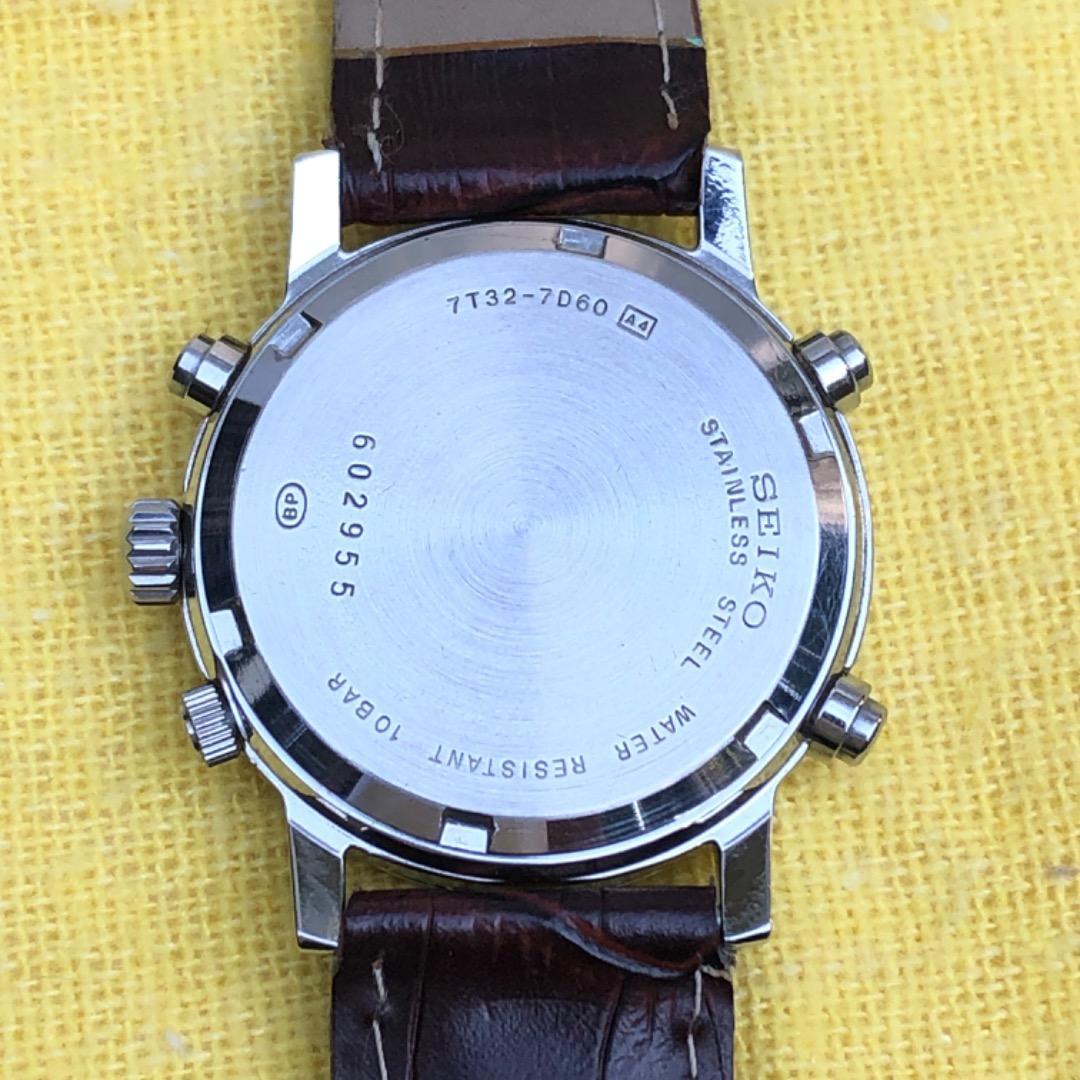 SEIKO クロノグラフ　稼働品　クォーツ