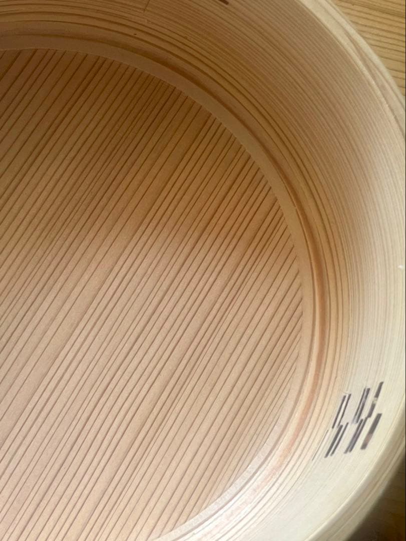 未使用　栗久 おひつ　2合　二合　大館　曲げわっぱ　秋田杉　柴田慶信