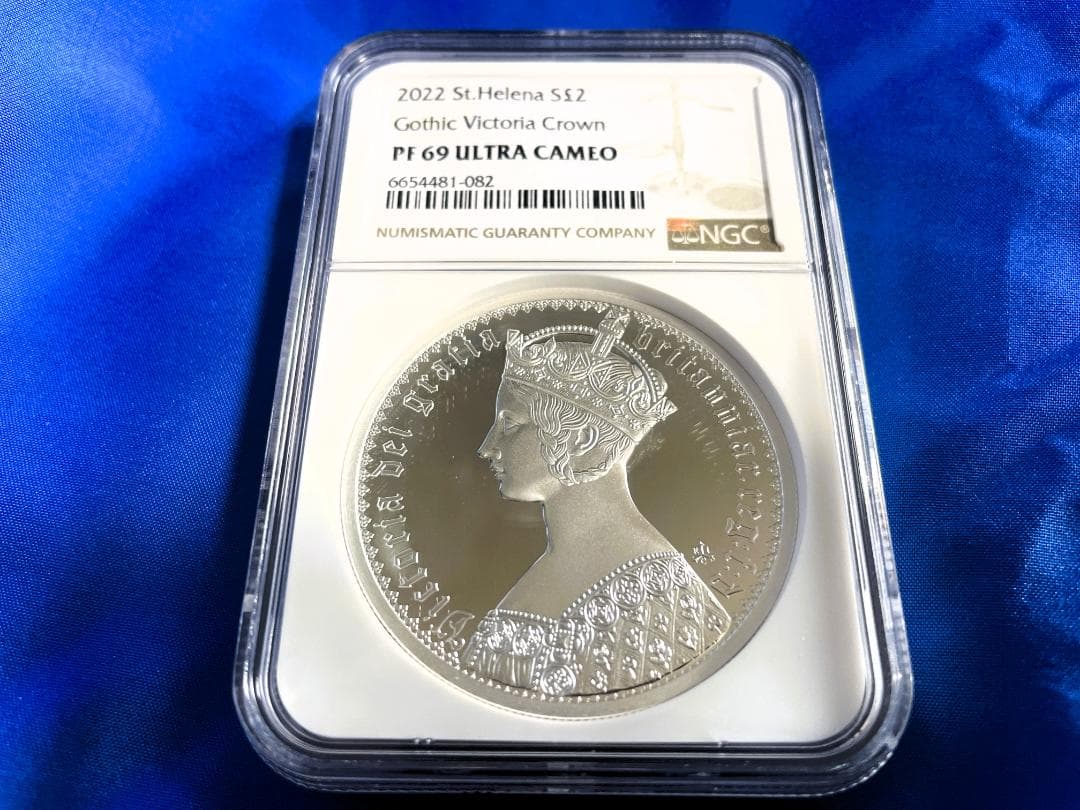 2022エリザベス2世 2oz 銀貨69 ゴチッククラウン ポートレート 167