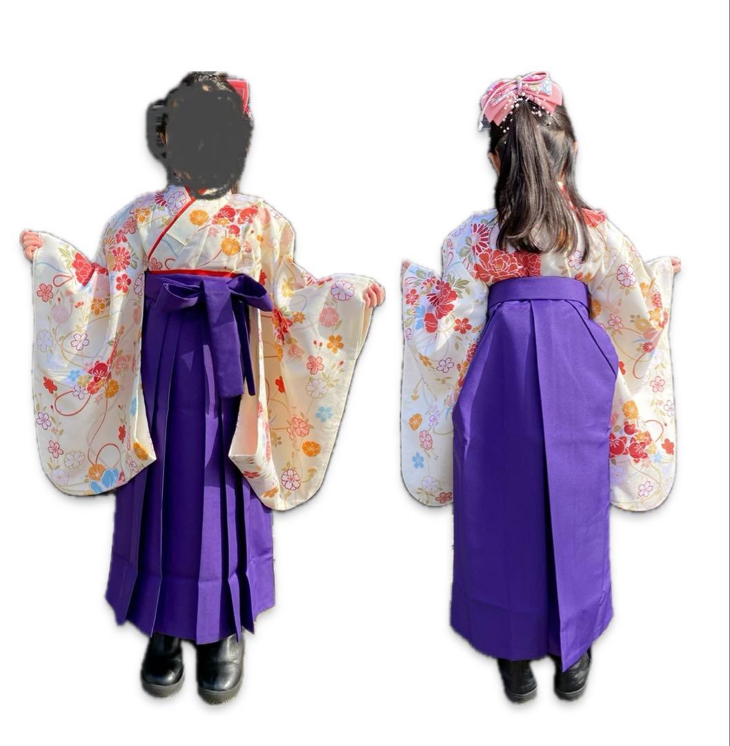 袴セット110-120cm 帯・小物8点セット付き