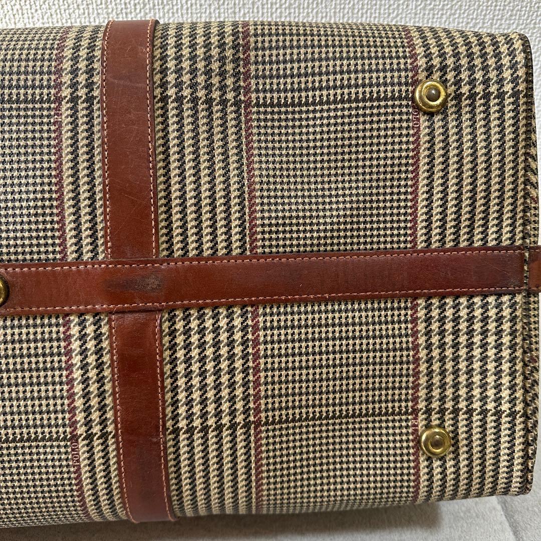 専用★60㎝　大容量　大きいサイズ　ラルフローレン　ボストンバッグ　千鳥格子