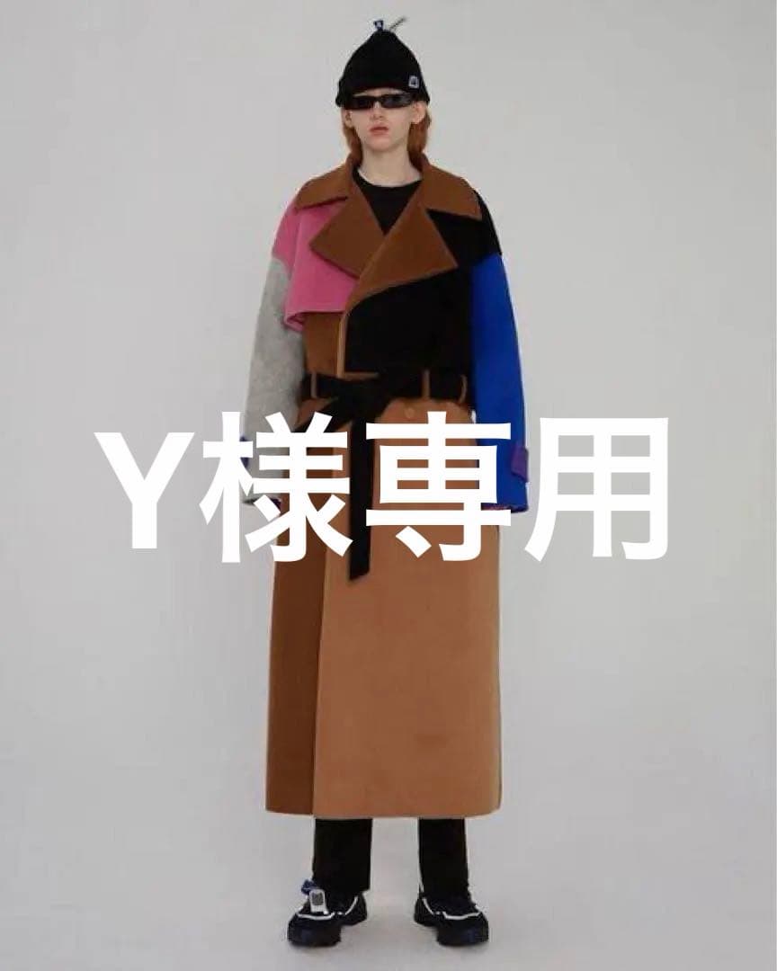 【y】ADER Robe wool trench coat A1