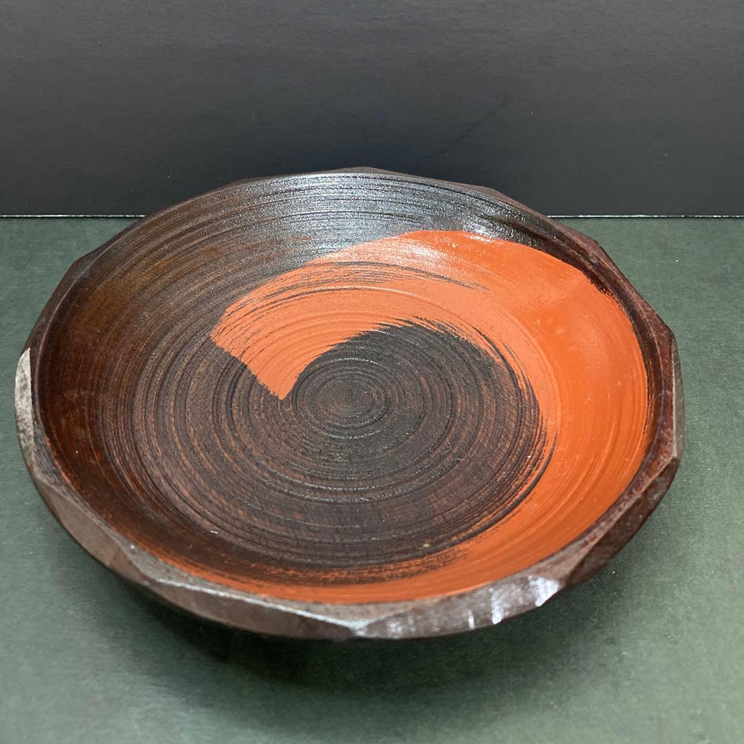 美品✨茶托 村瀬治兵衛 茶道具 本漆皿沢栗 スジ挽 ５客 箱付