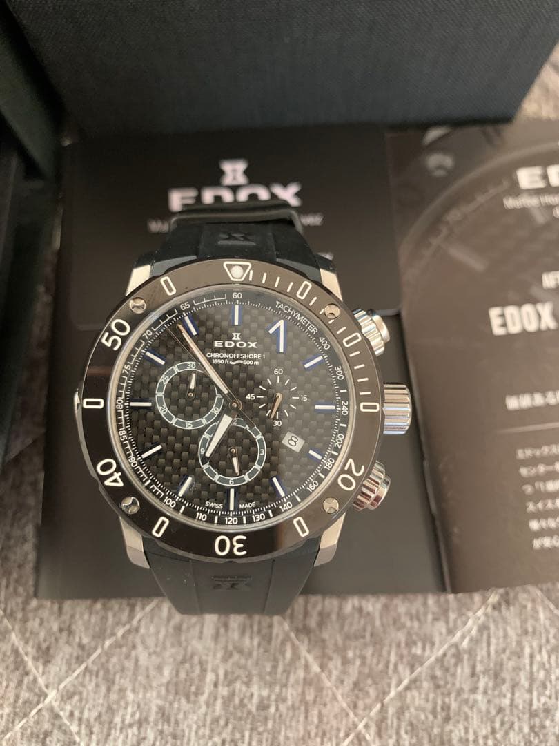 EDOX エドックス クロノオフショア1 10221-3-NIBU2