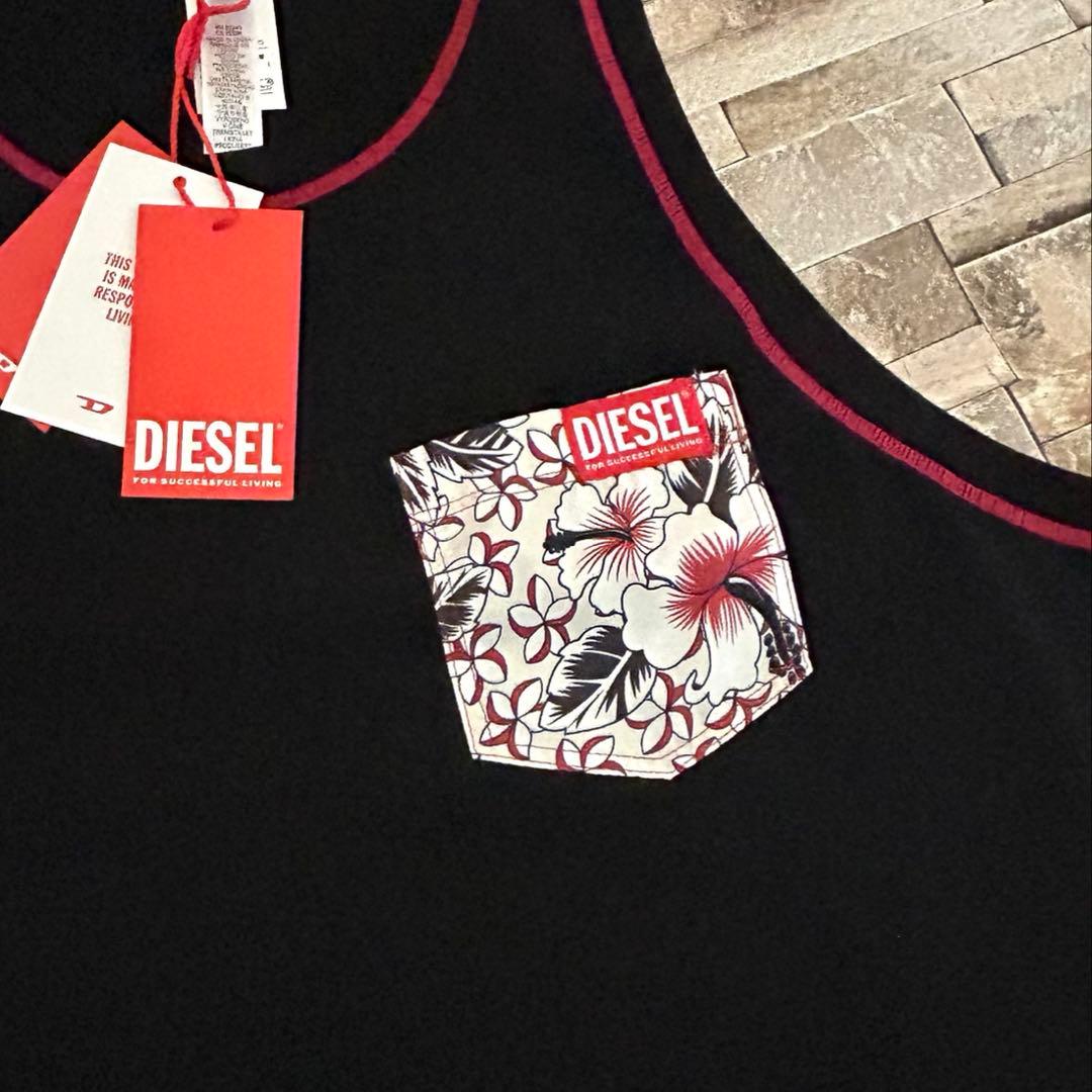 【新品】DIESEL ディーゼル／ノースリーブ Tシャツ タンクトップ L