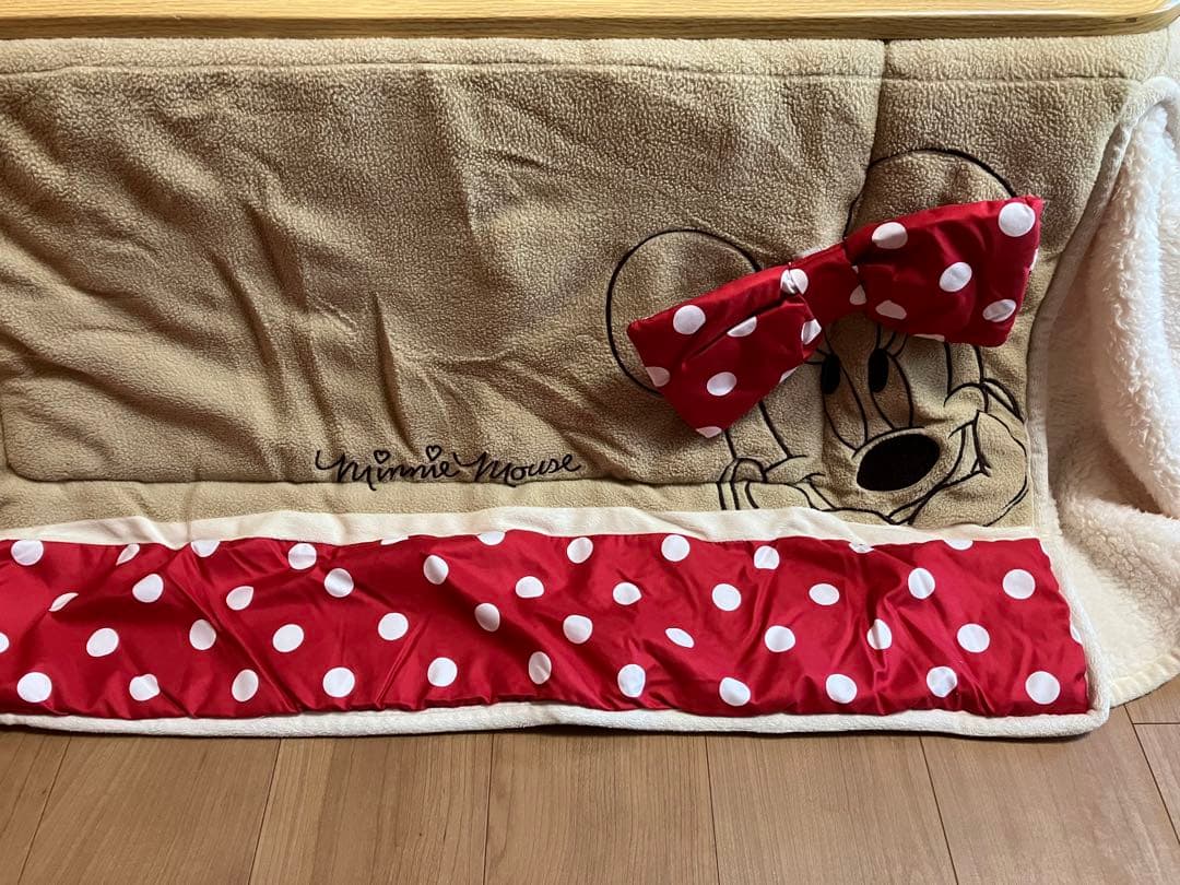 【ゆき様】ディズニー　ミニーちゃんこたつ布団、こたつ用マット