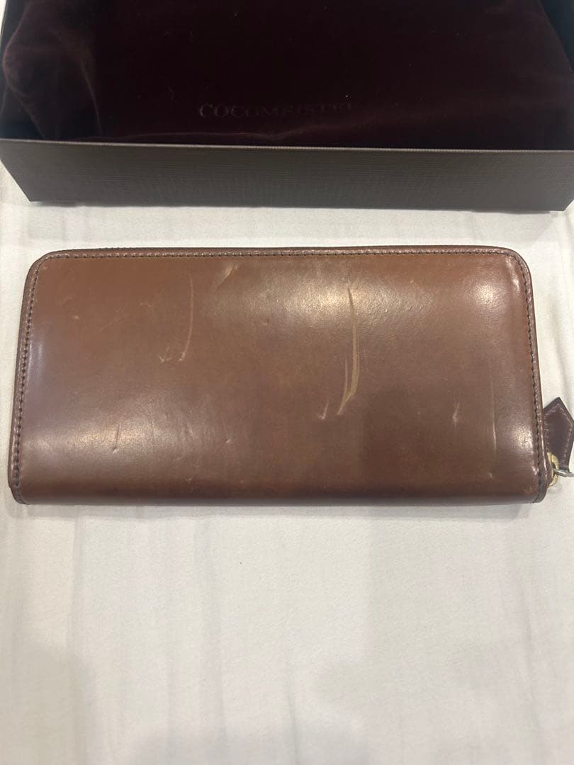 ココマイスター　シェルコードバン　長財布