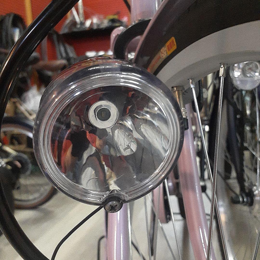 通学ファッション自転車 引き取り限定 メルカリ価格 オートライト 6段変速 値下