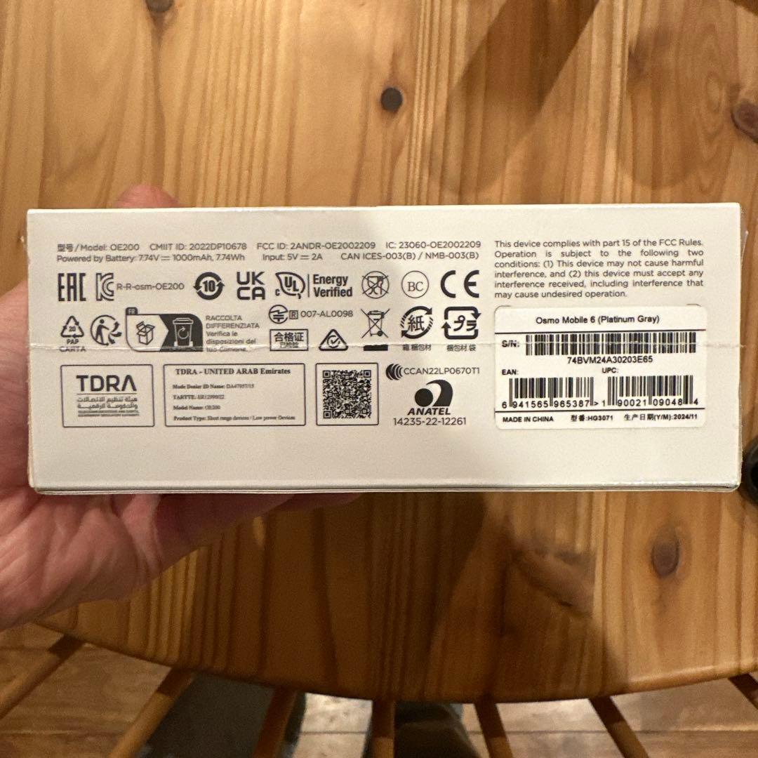 DJI Osmo Mobile 6 スマートフォン用スタビライザー　新品未開封