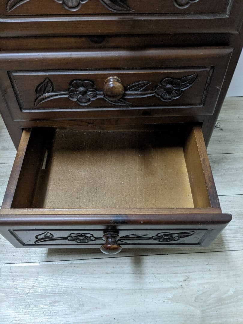 アンティーク チェスト 小物入れ 引き出し 木製
