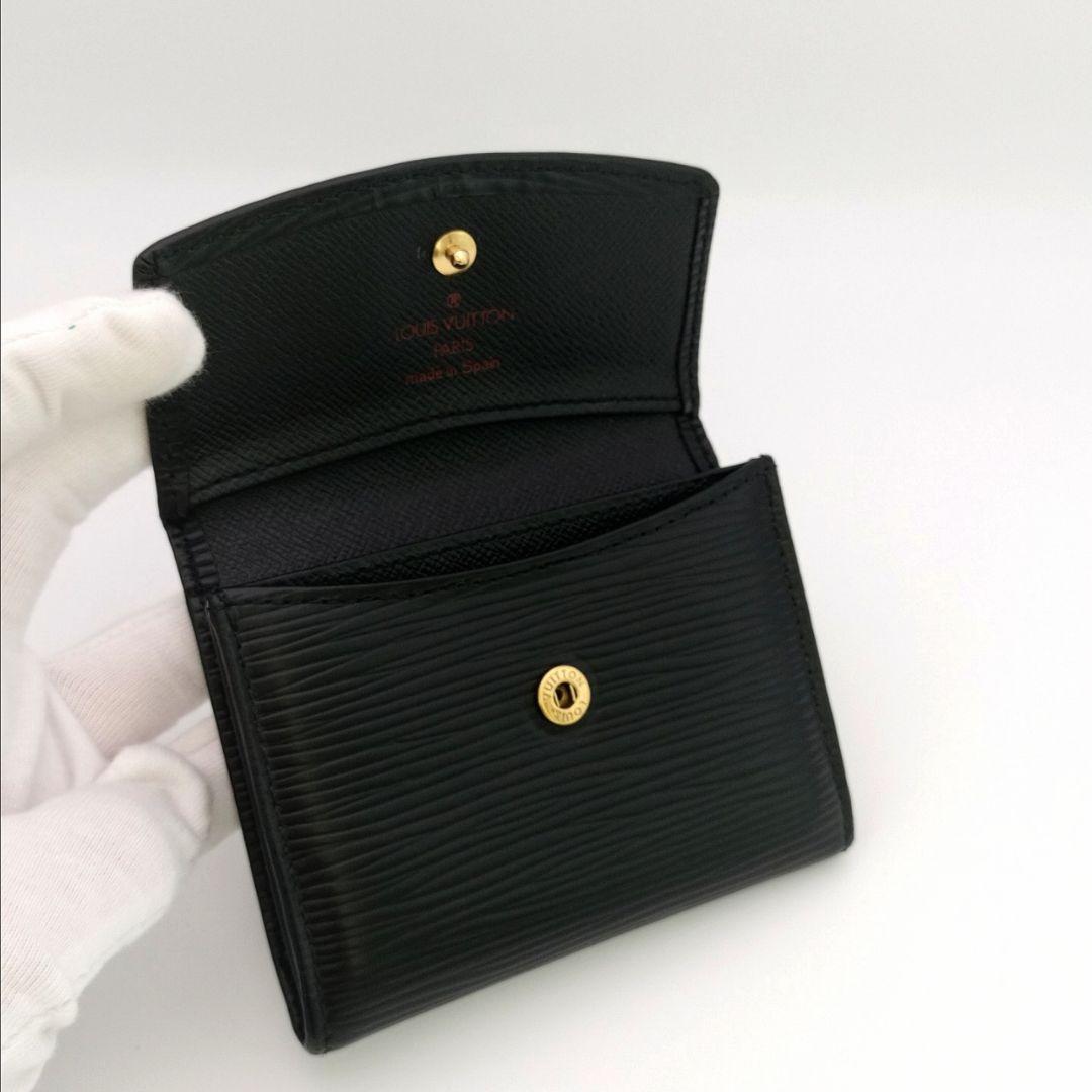 ✨美品✨ポルトモネサーンプル　エピ　小銭入れ　ケース　黒　ルイヴィトン